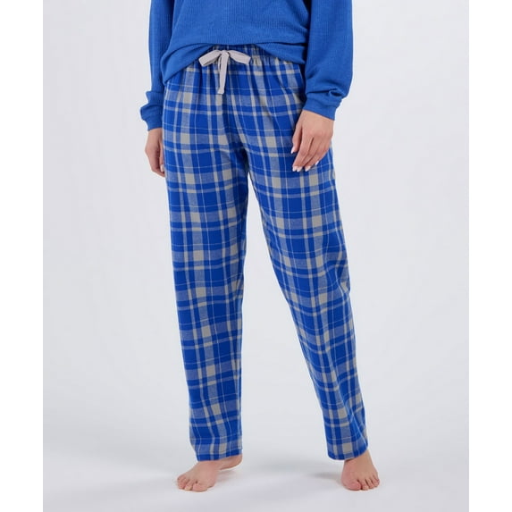 Boxercraft BW6620 Women's Haley Flannel Pant-Electric Royal Jordan Plaid-M