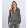 thumbnail image 1 of Boxercraft BW5201 Women's Dream Fleece Full-Zip Hoodie-Black Heather-2XL, 1 of 4