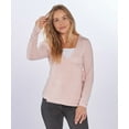 thumbnail image 1 of Boxercraft BW1301 Women's Cuddle Soft Wrap Top-Blush Heather-L, 1 of 4