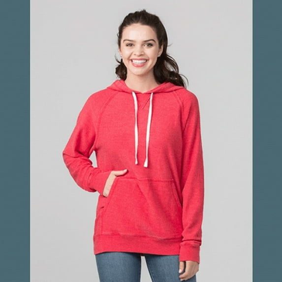 Boxercraft D04 Adult Rally Corduroy Hoodie-Red-XS