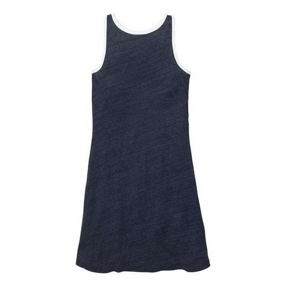 Boxercraft Girls' Ringer Dress in Navy Heather M | YT51