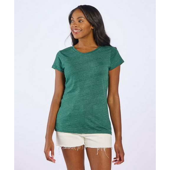 Boxercraft BW2101 Women's Tri-Blend Tee-Hunter Heather-S