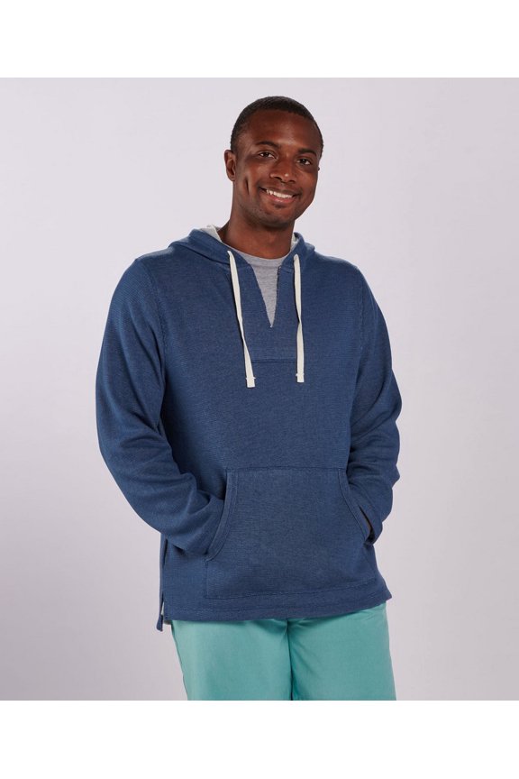BM5301 Men's Fleece Baja Pullover-Indigo Heather-XS