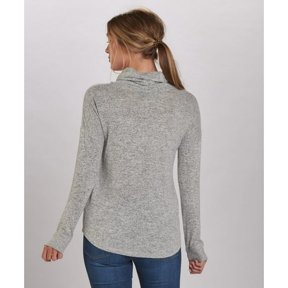 Boxercraft L12 Women's Cuddle Cowl Pullover-Oxford Heather-XS
