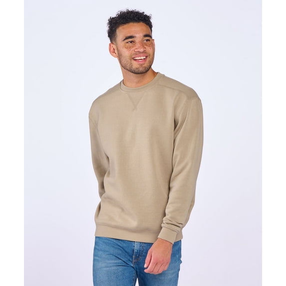Boxercraft BM5101 Men's Fleece Crew-Latte-3XL