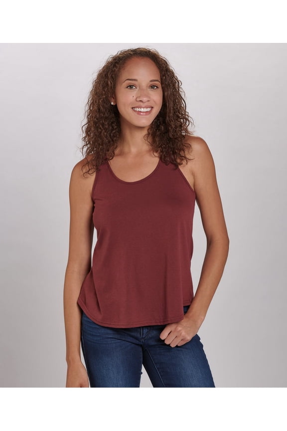 BW2502 Women's Essential Racerback Tank-Maroon-M