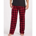 thumbnail image 1 of Boxercraft Mens Harley Flannel Pants, L, Red-Black Plaid, 1 of 4