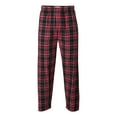 thumbnail image 1 of Boxercraft Mens Harley Flannel Pants, S, Black-Red Kingston Plaid, 1 of 4