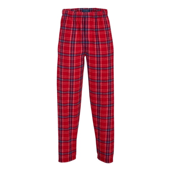 Boxercraft Mens Harley Flannel Pants, XL, Brick Red Kingston