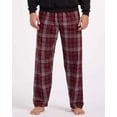 thumbnail image 1 of Boxercraft Mens Harley Flannel Pants, XXS, Maroon Plaid, 1 of 2