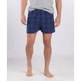 thumbnail image 1 of Boxercraft BM6701 Men's 100% Cotton Double-Brushed Flannel Boxer-Navy Field Day-L, 1 of 4