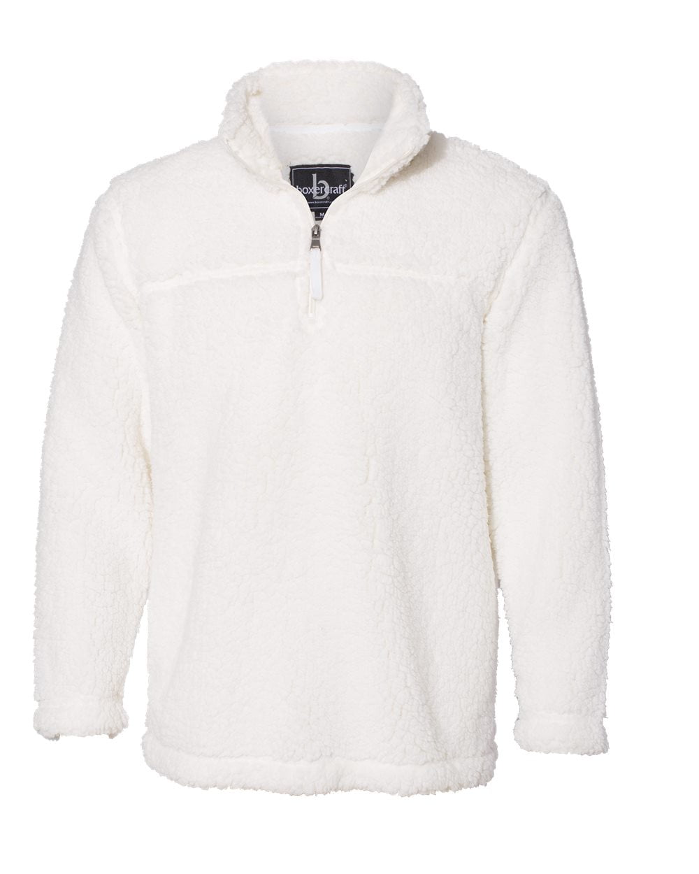 Boxercraft New Men IWPF Unisex Sherpa Fleece Quarter Zip Pullover Walmart