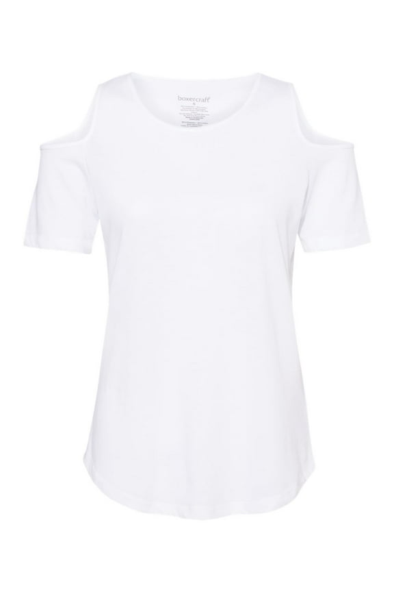 New MmF Women Women's Cold Shoulder T-Shirt