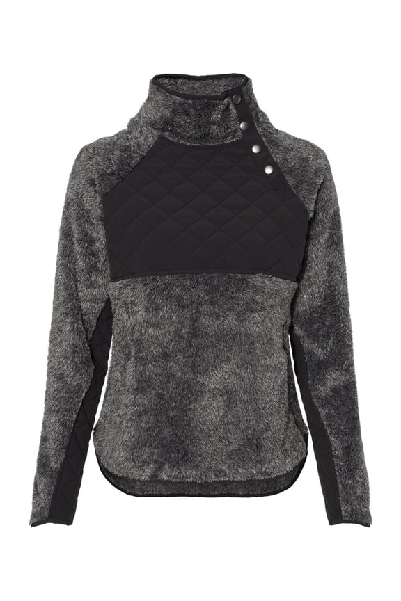 - New NIB - Women - Women's Quilted Fuzzy Fleece Pullover