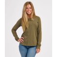 thumbnail image 1 of Boxercraft BW3166 Women's Solid Preppy Patch Tee-Olive-2XL, 1 of 4