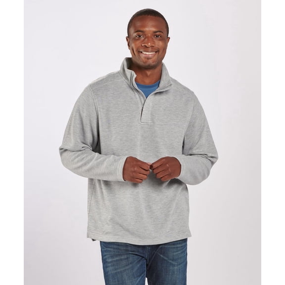 Boxercraft BM5201 Men's Sullivan Quarter-Zip Pullover-Oxford Heather-S