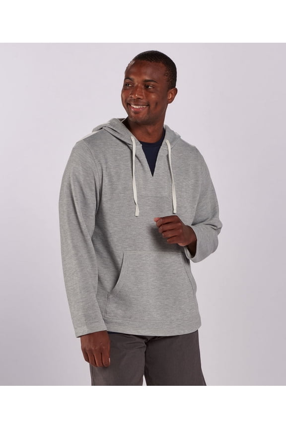 BM5301 Men's Fleece Baja Pullover-Oxford Heather-XL