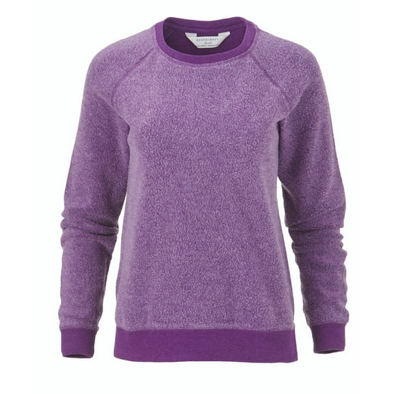 Boxercraft K01S Women's Fleece Out Crew-Purple-M