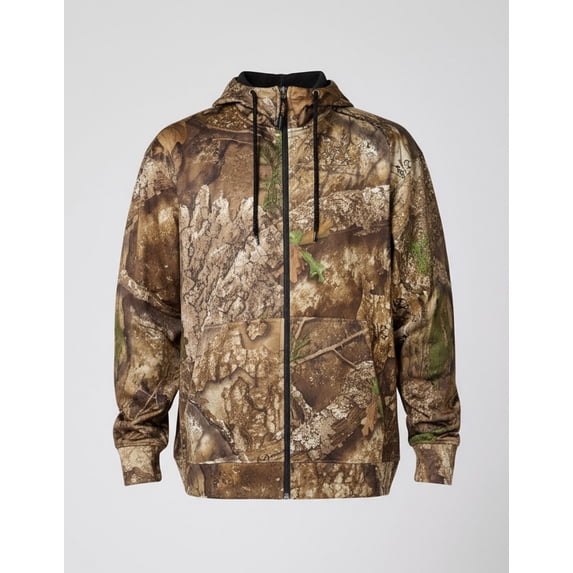 RealTree RT5201 Unisex Realtree Performance Full-Zip Hooded Sweatshirt-Camo-4XL