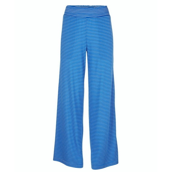 Boxercraft BW6615 Women's Evelyn Wide Leg Pant-Royal/White-XL