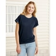 thumbnail image 1 of Boxercraft Sweetheart French Terry Short Sleeve Pullover T-Shirt Women's R32 Charcoal XS Charcoal XS, 1 of 2