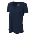 thumbnail image 1 of Boxercraft T27NAV Ladies Caged Front Tee,Navy,3X, 1 of 5