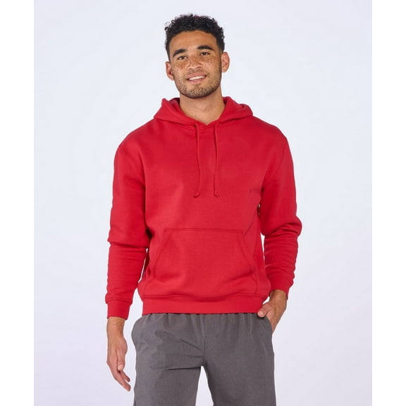 Boxercraft BM5302 Men's Fleece Hoodie-True Red-XS