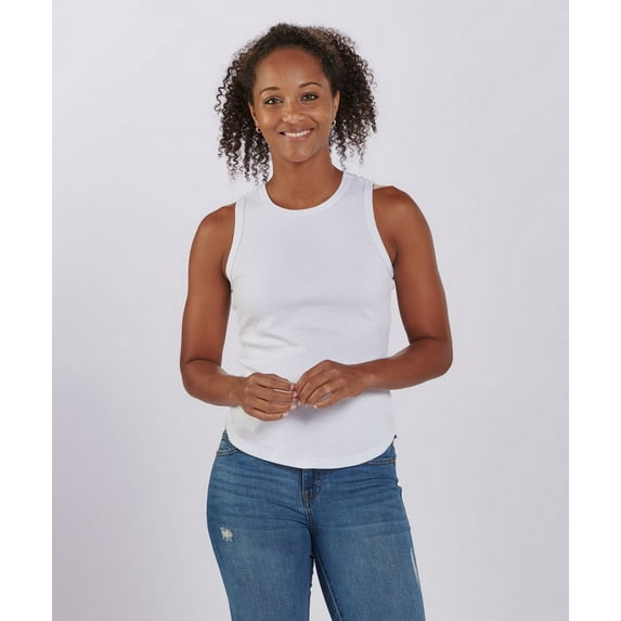 Boxercraft BW2501 Women's Adrienne Tank-White-XXS