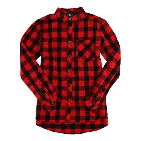 Boxercraft Women's Flannel Shirt M Red/ Black Buffalo