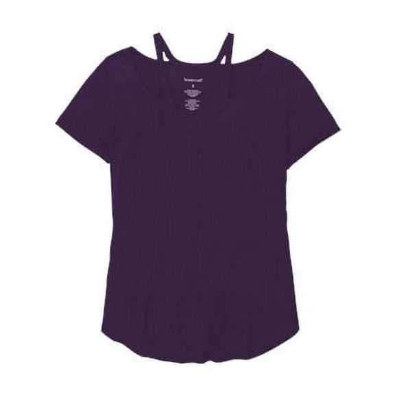 Boxercraft T53 Ladies Moxie Tee-Purple-XS