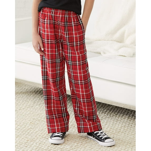 Boxercraft YF20GGP Youth Garnet And Gold Flannel Pant,Garnet/Gold,L