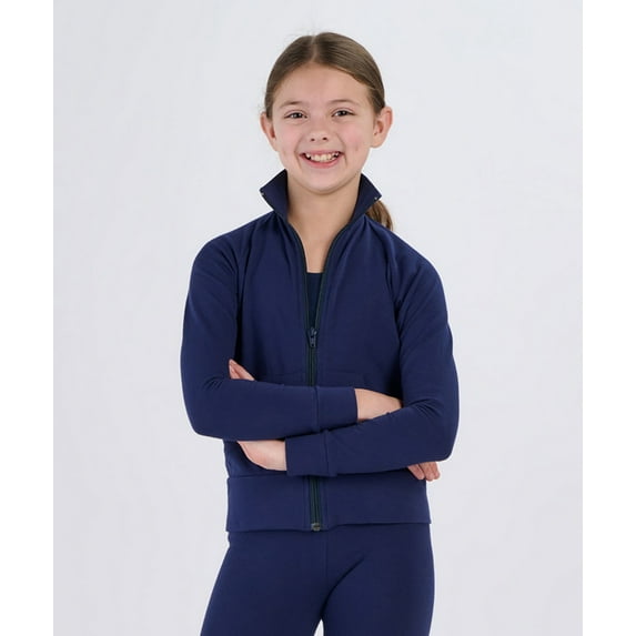 Boxercraft YS89 Girls Practice Jacket-Navy-M