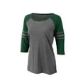 thumbnail image 1 of Boxercraft ZT91 Ladies 3/4 Sleeve Raglan-Hunter-M, 1 of 2