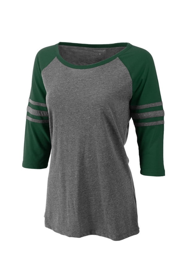 ZT91 Ladies 3/4 Sleeve Raglan-Hunter-S