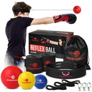 Boxerpoint, Kids Boxing Reflex Ball, 3 Skill Levels, 13 Pc Set, Kids