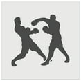 thumbnail image 1 of Boxers Boxing Fighting Punch Dodge DIY Cookie Wall Craft Stencil - 3.5 Inch, 1 of 5