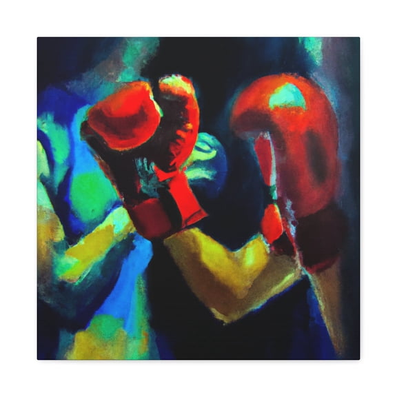 "Boxers in the Ring" - Canvas