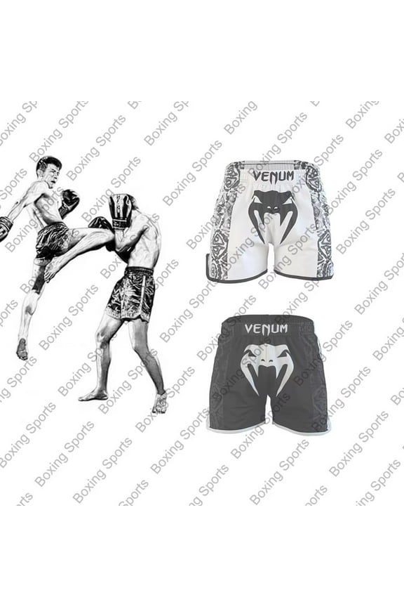 Boxers of Thailand Muay Shorts Thai Mixed Martial Arts Boxing Combat Competition Sports Fighting Short Pants Trainning Exercise