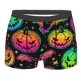 thumbnail image 1 of Boxershorts Men Comforable Panties Set Bright Haloween Pumpkins Underwear Man Boxer, 1 of 6