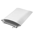 thumbnail image 1 of The Boxery 10.5" x 15.25" - Extra-Wide Gusseted White Poly Bubble Mailer Bags (75 Pack), Self-Seal, Water/Tear Resistant, Tear Strip, 4" Gusset Bottom for Bulkier Items, HDPE (#2), 1 of 6