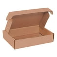 thumbnail image 1 of The Boxery 15 1/8 x 11 1/8 x 2 Inch-50-Pack, Kraft/Brown Corrugated Shipping Box Mailers, Sturdy Shipping Boxes, Professional Packaging for Small Business Mailing, Gift Packing, Ship Flat, 1 of 7