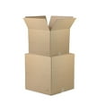 thumbnail image 1 of The Boxery Single Wall Kraft Corrugated Universal Moving Boxes 18x14x14”, 25 Count, 1 of 7