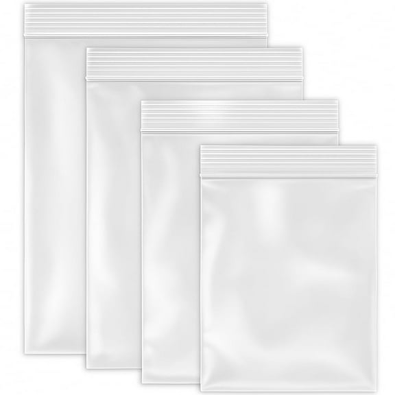 The Boxery 2x3 Inch 2 Mil Thick Clear Plastic Reclosable Zip Bags (1000 Pack) Strong & Durable Poly Baggies With Resealable Zip, Storage, Jewelry, Beads, Crafts, Packing and Shipping Bags