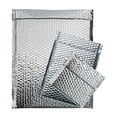 thumbnail image 1 of The Boxery Thermal Bubble Mailer 15” x 17”|Pack of 50 Insulated Metallic Bubble Mailers, Self-Seal Metallic Bubble Envelope, Waterproof Insulated Shipping Envelopes for Food, Cosmetics, 1 of 6