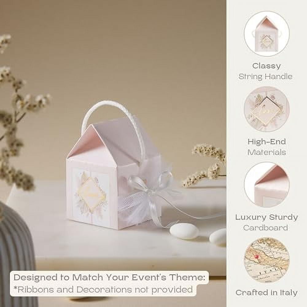 Boxes Craftory Set of 40 House Shaped Favor Boxes (2.16 x 2.16 x 1.96 ...
