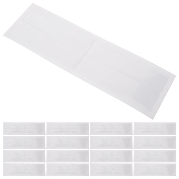 Boxes Fillers Waterproof Transparent Adhesive Label Holder Back Sticker