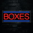 thumbnail image 1 of Boxes-LED Neon Sign 30"L x 12"H #30512, 1 of 3