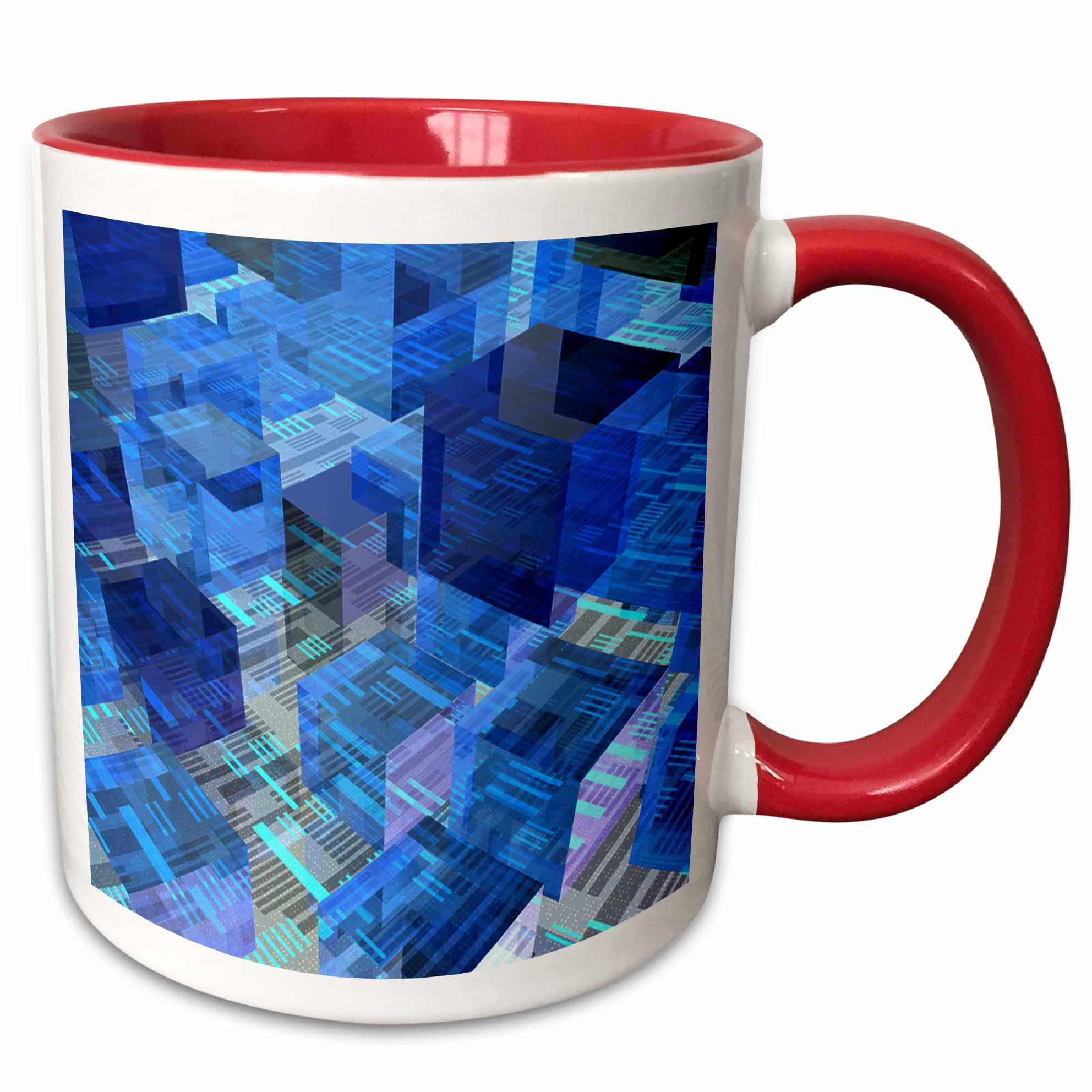 3drose, Boxes of Blue 3d Semi Transparent Boxes of Blue with Computer ...