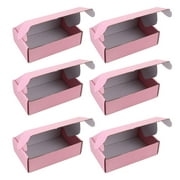 Boxes Shipping Corrugated Box Small Mailer Mailing Decorative Moving Colored Pink Cardboard Packing Recycled
