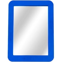 BoxGear Magnetic Mirror, 5" x 7", Navy Blue, Portable Design for Locker, Bathroom, Refrigerator, Toolbox, Office
